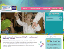 Tablet Screenshot of alexandra-nursery.org.uk